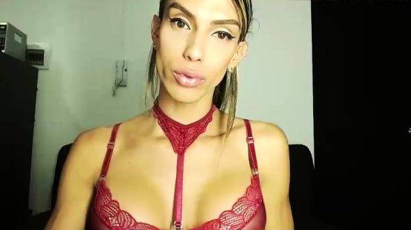 Shemale tranny enjoying solo masturbation - drtvid.com on ashemalesex.com