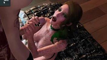 Caged femboy gets pounded by fat cocked futanari goth - drtuber.com on ashemalesex.com