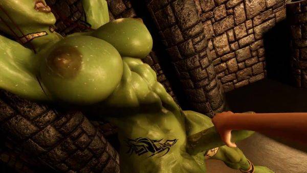 Hot 3d animation from the first person. Orc transvestite enjoys masturbation and blowjob. - anysex.com on ashemalesex.com