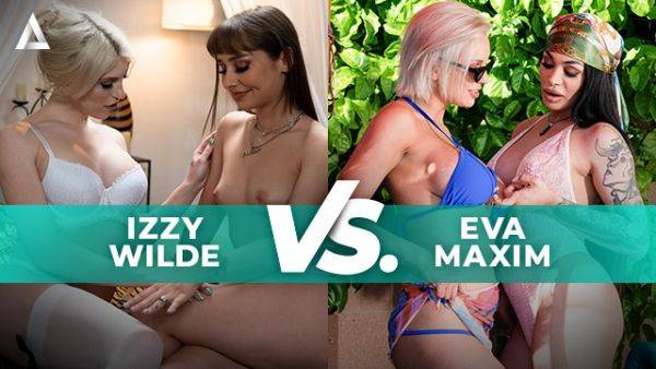 TRANSFIXED - TRANS BABE BATTLE! Izzy Wilde VS Eva Maxim - pornhub.com on ashemalesex.com