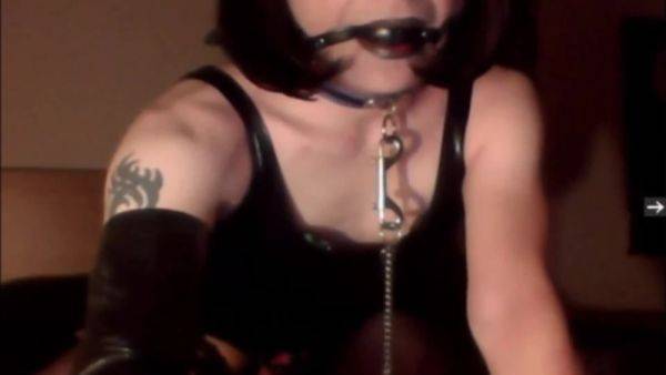 KatjaKatt666 Goth Solo Cam Show - ashemaletube.com on ashemalesex.com